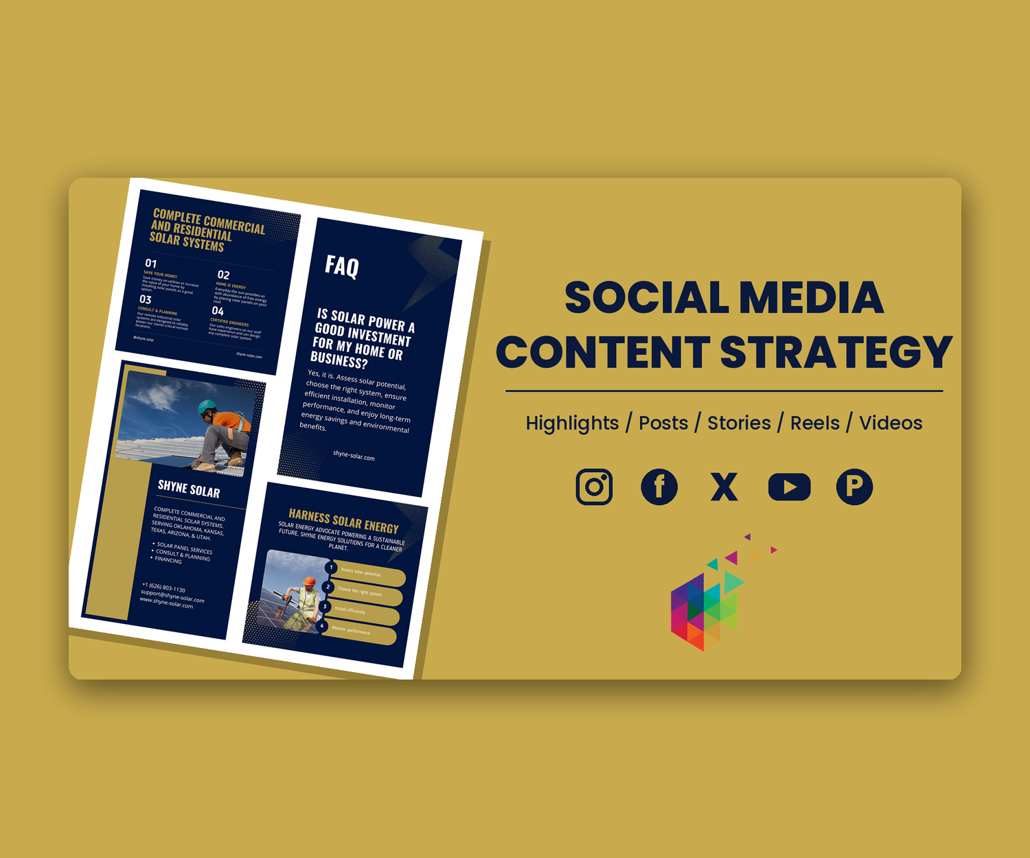 Shyne Solar — Social Media Content Strategy